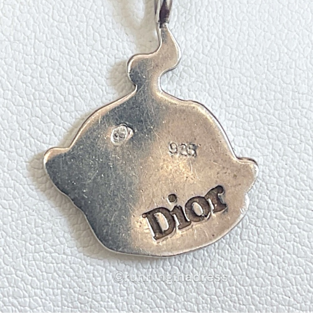 Dior Cry Baby Necklace John Galliano J’adore Era 925 Silver Y2K Choker - Picture 3 of 15